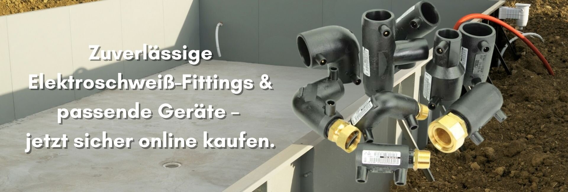 Zuverlässige Elektroschweiß-Fittings und passende Geräte für Wassertechnik, jetzt online sicher kaufen – Profi-Qualität, langlebig und robust.