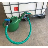 Flexibler Befüllschlauch mit Absperrhahn für IBC Tank