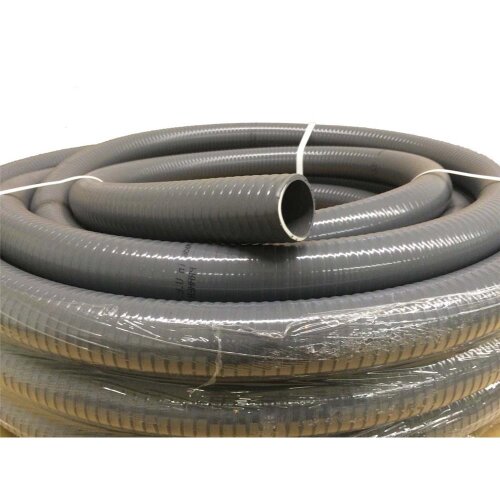 Ø 50x 4,00 mm, 12 m Flex-Fit Druckschlauch Flexibler PVC Klebeschlauch Flexschlauch PVC Flex Schlauch