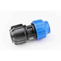 Übergangsverschraubung Ø 32 mm PE auf UNI Ø 15-21mm