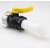 IBC Kugelhahn Black Line 75mm DN 50 einschl. Auslaufstutzen