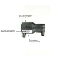 Elektroschweiß-Reduziermuffe) – PE100/PE100-RC, DVGW geprüft, Geothermie-geeignet