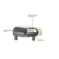 Elektroschweiß-Übergangswinkel 45° mit AG – PE100/PE100-RC, DVGW geprüft, Geothermie-geeignet