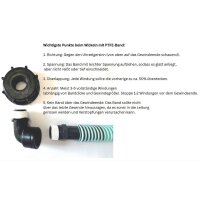 IBC Tankverbinderset FLEX für 3 Tanks mit Auslaufhahn 3/4"