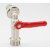 Kugelauslaufhahn 3/4" mit Schlauchverschraubung Hebelgriff