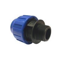 Kupplung PE-AG Anschluss Ø32 x 3/4"