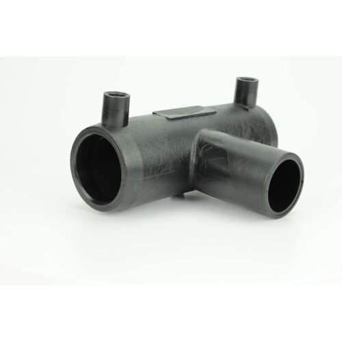 Elektroschweiß-T-Stück Ø90 mm (DN63) | PE100/PE100-RC | DVGW geprüft | Gas, Trinkwasser & Geothermie
