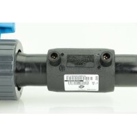 Kugelhahn (TPE-EPDM) mit PE-Schweißstutzen lang beidseitig Ø25 mm