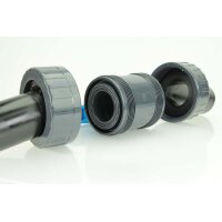 Kugelhahn (TPE-EPDM) mit PE-Schweißstutzen lang beidseitig Ø32 mm