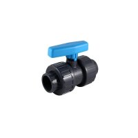 Kugelhahn (TPE-EPDM) mit Klebemuffe beidseitig Ø63 mm