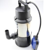 Profi Tauchpumpe Edelstahl-PP 30m FH 0,8 kW 5,5 qm/h mit Schwimmerschalter