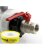 IBC S60x6 Kappe mit 3/4" Kugelhahn Volldurchlass AG-IG 3/4" + PTFE Band