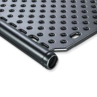 OKU-Absorber F1002, schwarz mit 4 Anschlussstutzen, d 38...