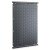 OKU-Absorber F1002, schwarz mit 4 Anschlussstutzen, d 38 mm und beidseitig integriertem Sammelrohr d=40 mm, Abmessung 1360 x 820 mm