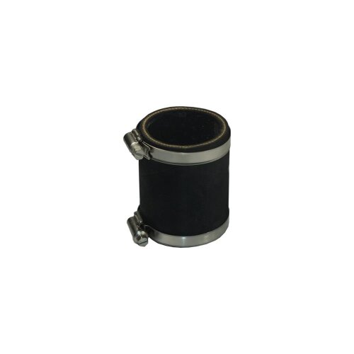 Kollektorverbinder mit zwei rostfreien Schlauchklemmen Ø 50 mm