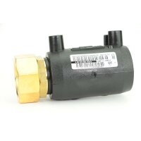 Elektroschweiß-Übergangsmuffe mit loser Mutter (IG) Ø20 x 1/2" (DN20) – PE100/PE100-RC, DVGW geprüft, Geothermie-geeigne