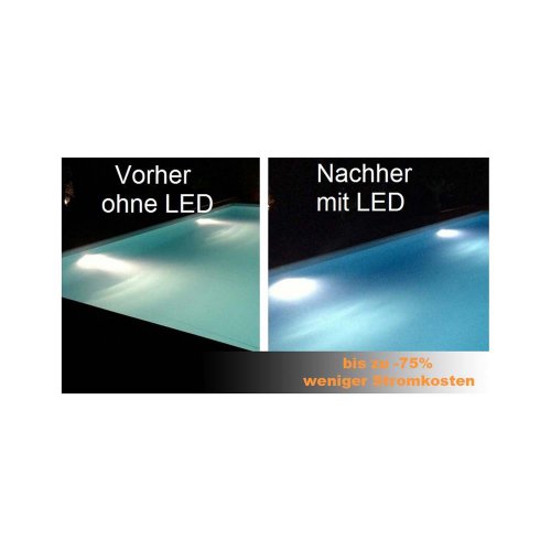 LED Pool Leuchtmittel 6400K Schwimm Bad Becken Beleuchtung Scheinwerfer Lampen 