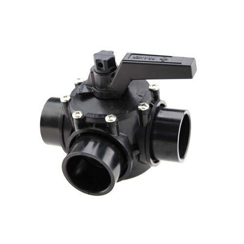 Ø 50 mm 3-Wege-Ventil Drehschieber d 50 mm / Praher