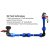 IBC Tankverbindung (2 Tanks)+Schwanenhals+ Auslaufhahn 3/4" + 2 Bodenablauf Gardena